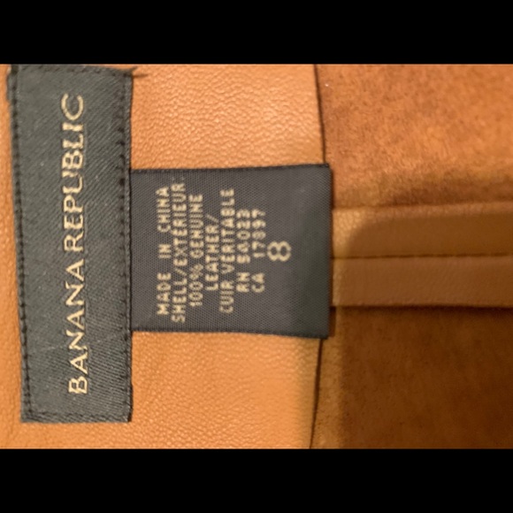 Banana Republic leather jacket - Picture 5 of 7